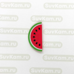 Сувениры Камышина. Купить брошь 3D "Пол-арбуза"